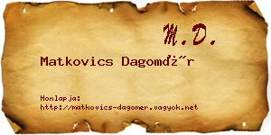 Matkovics Dagomér névjegykártya